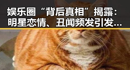 娱乐圈“背后真相”揭露：明星恋情、丑闻频发引发新一轮反思